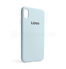 Чохол Full Silicone Case для Apple iPhone Xs Max sky blue (58)
