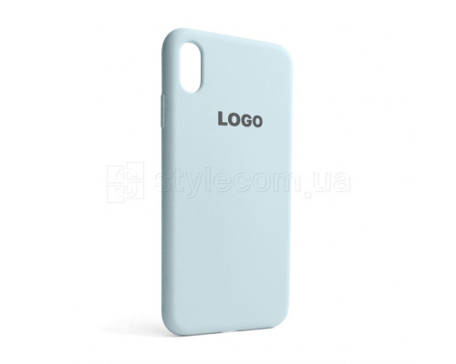 Чохол Full Silicone Case для Apple iPhone Xs Max sky blue (58)