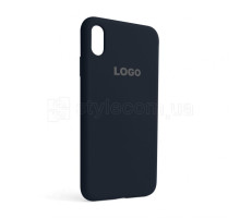 Чохол Full Silicone Case для Apple iPhone Xs Max dark blue (08) TPS-2710000258926