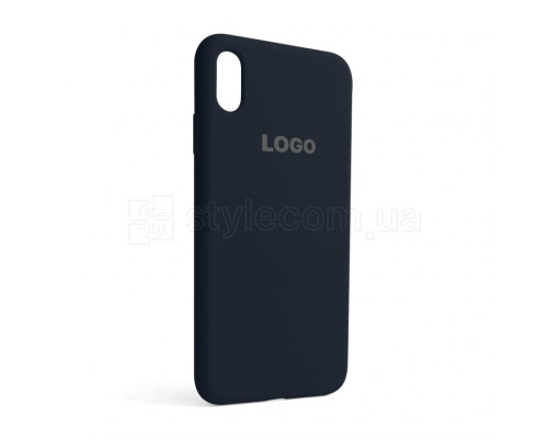 Чохол Full Silicone Case для Apple iPhone Xs Max dark blue (08) TPS-2710000258926