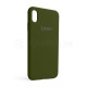 Чохол Full Silicone Case для Apple iPhone Xs Max forest green (63)