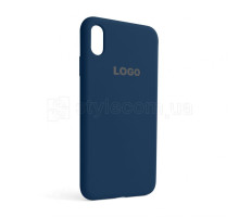 Чохол Full Silicone Case для Apple iPhone Xs Max deep navy (68)