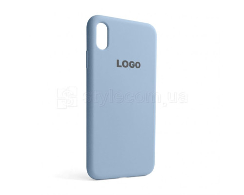 Чохол Full Silicone Case для Apple iPhone Xs Max light blue (05)