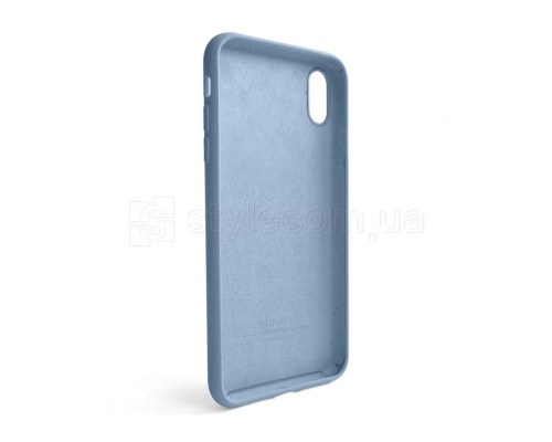 Чохол Full Silicone Case для Apple iPhone Xs Max light blue (05)