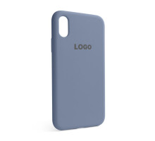 Чохол Full Silicone Case для Apple iPhone X, Xs lavender grey (28) TPS-2710000259312