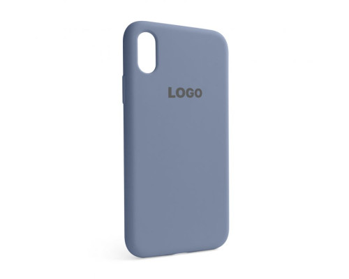 Чохол Full Silicone Case для Apple iPhone X, Xs lavender grey (28) TPS-2710000259312