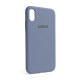 Чохол Full Silicone Case для Apple iPhone X, Xs lavender grey (28) TPS-2710000259312