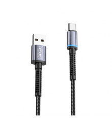 Кабель USB XO NB215 Intelligent Type-C 2.4A black TPS-2710000259534
