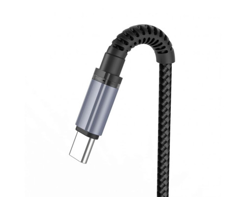 Кабель USB XO NB215 Intelligent Type-C 2.4A black