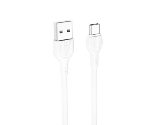 Кабель USB XO NB200 Type-C Quick Charge 2.1A 2м white TPS-2710000259794