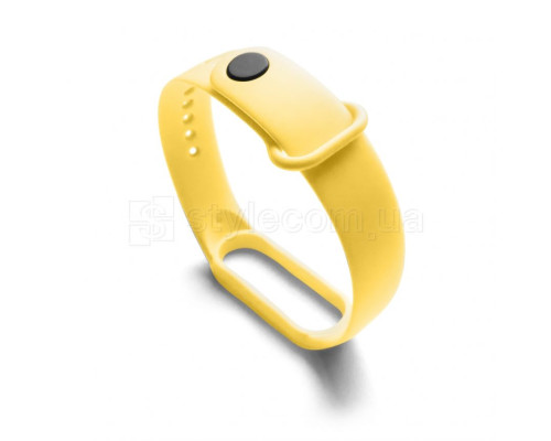 Ремінець для Xiaomi Mi Band 5, 6, 7 Original Design yellow / жовтий
