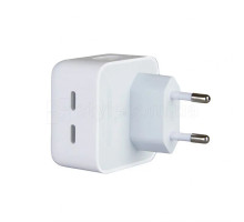 Мережевий зарядний пристрій (адаптер) для Apple iРhone A2246 2xPD / 35W white High Quality carton box