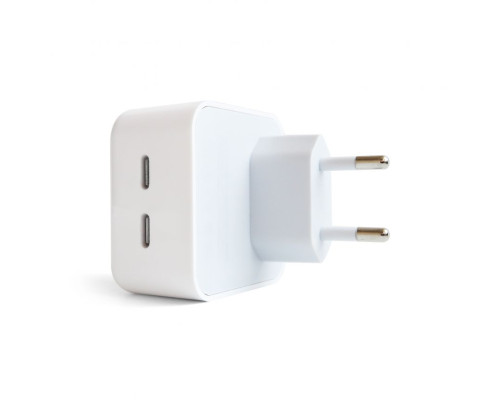 Мережевий зарядний пристрій (адаптер) для Apple iРhone A2246 2xPD / 35W white High Quality carton box