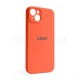 Чохол Full Silicone Case для Apple iPhone 14 Plus apricot (02) закрита камера TPS-2710000260646