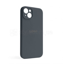 Чохол Full Silicone Case для Apple iPhone 14 Plus dark grey (15) закрита камера