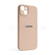 Чохол Full Silicone Case для Apple iPhone 14 Plus nude (19) закрита камера