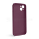 Чохол Full Silicone Case для Apple iPhone 14 Plus maroon (42) закрита камера