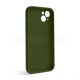 Чохол Full Silicone Case для Apple iPhone 14 Plus army green (45) закрита камера TPS-2710000260721 2710000260721