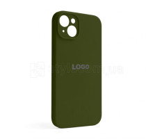 Чохол Full Silicone Case для Apple iPhone 14 Plus forest green (63) закрита камера