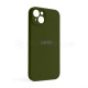 Чохол Full Silicone Case для Apple iPhone 14 Plus forest green (63) закрита камера