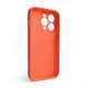 Чохол Full Silicone Case для Apple iPhone 14 Pro apricot (02) закрита камера