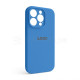 Чохол Full Silicone Case для Apple iPhone 14 Pro royal blue (03) закрита камера