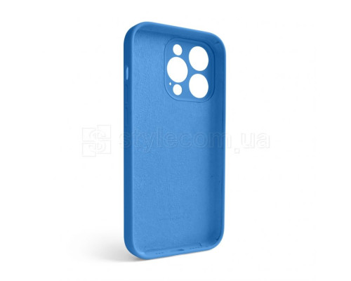 Чохол Full Silicone Case для Apple iPhone 14 Pro royal blue (03) закрита камера