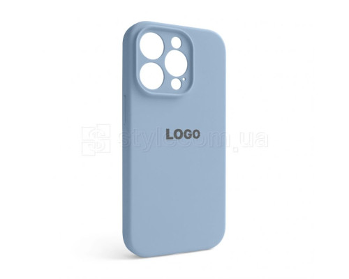 Чохол Full Silicone Case для Apple iPhone 14 Pro light blue (05) закрита камера