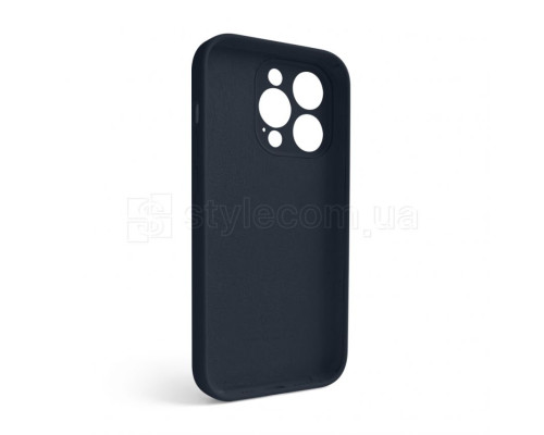 Чохол Full Silicone Case для Apple iPhone 14 Pro dark blue (08) закрита камера