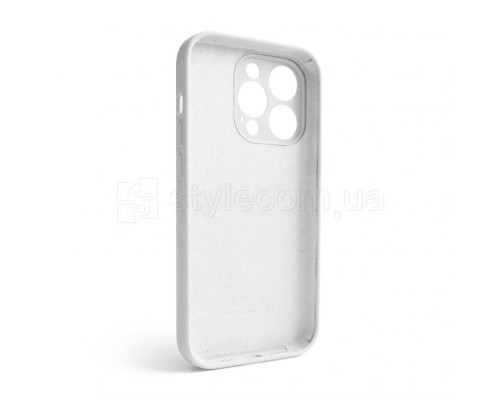 Чохол Full Silicone Case для Apple iPhone 14 Pro white (09) закрита камера