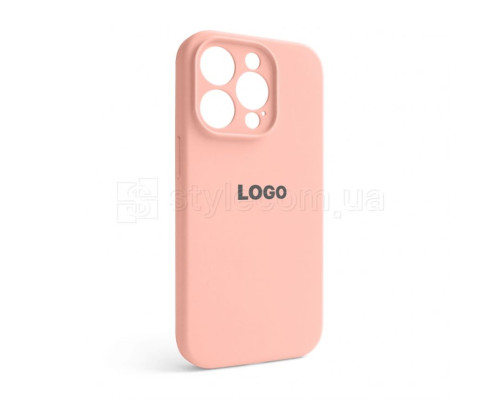 Чохол Full Silicone Case для Apple iPhone 14 Pro light pink (12) закрита камера