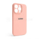 Чохол Full Silicone Case для Apple iPhone 14 Pro light pink (12) закрита камера