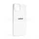 Чохол Full Silicone Case для Apple iPhone 14 Plus white (09) закрита камера