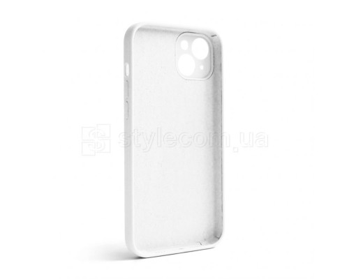 Чохол Full Silicone Case для Apple iPhone 14 Plus white (09) закрита камера