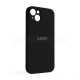Чохол Full Silicone Case для Apple iPhone 14 Plus black (18) закрита камера