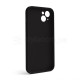 Чохол Full Silicone Case для Apple iPhone 14 Plus black (18) закрита камера