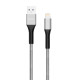 Кабель USB WALKER C780 Lightning grey TPS-2710000260974