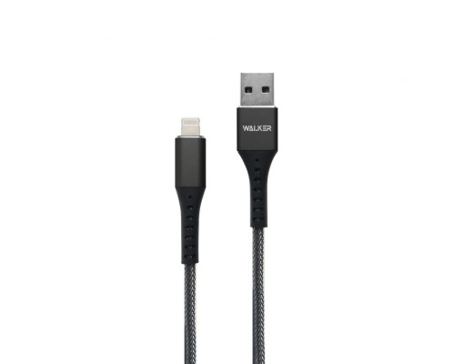 Кабель USB WALKER C780 Lightning black TPS-2710000260967