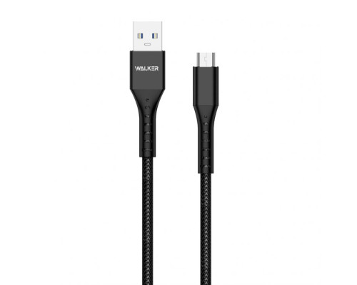 Кабель USB WALKER C780 Micro black TPS-2710000260981