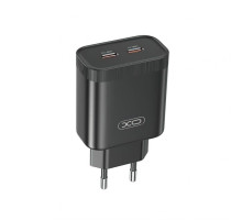 Мережевий зарядний пристрій (адаптер) XO L105 2xPD / 35W black