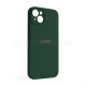 Чохол Full Silicone Case для Apple iPhone 14 Plus atrovirens green (54) закрита камера TPS-2710000261384 2710000261384