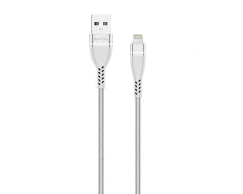 Кабель USB WALKER C580 Lightning white TPS-2710000261742