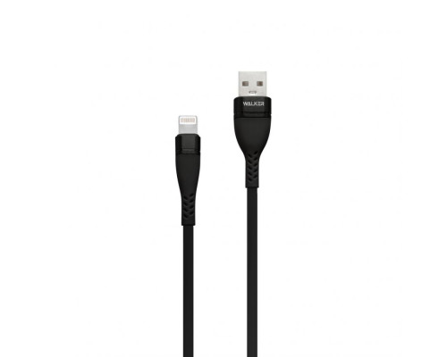 Кабель USB WALKER C580 Lightning black TPS-2710000261735