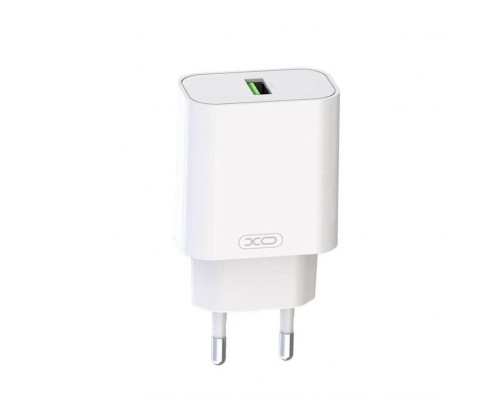 Мережевий зарядний пристрій (адаптер) XO L103 QC3.0 / 18W white