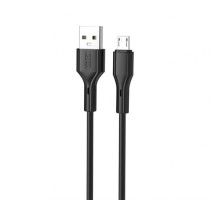 Кабель USB XO NB230 Micro Quick Charge 2.4A black TPS-2710000262183