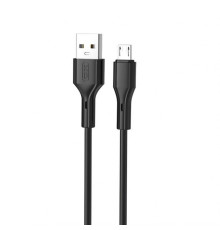 Кабель USB XO NB230 Micro Quick Charge 2.4A black TPS-2710000262183