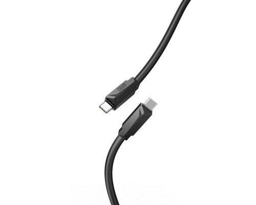 Кабель USB XO NB-Q233B Type-C to Type-C PD 60W black TPS-2710000262350