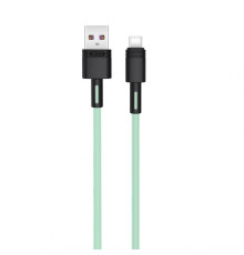 Кабель USB XO NB-Q166 Type-C Quick Charge 5A green TPS-2710000262312