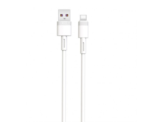 Кабель USB XO NB-Q166 Type-C Quick Charge 5A white