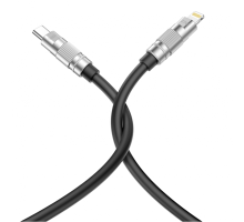 Кабель USB XO NB-Q228A Type-C to Lightning PD 27W 1.2м black TPS-2710000262381